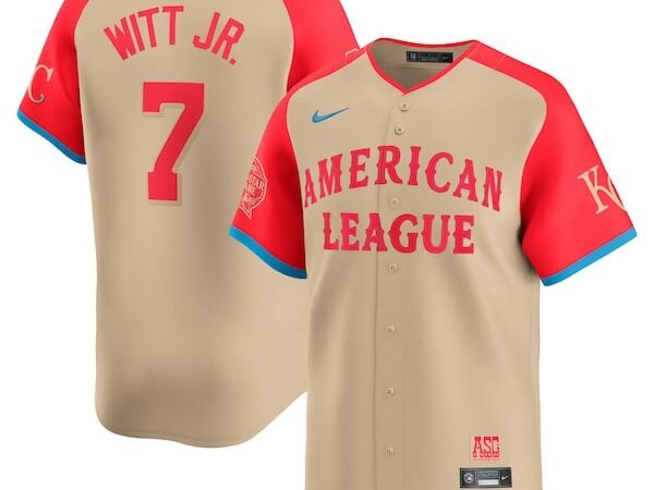 Bobby Witt Jr. American League Nike 2024 MLB All-Star Game Limited Player Jersey - Cream