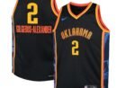 Shai Gilgeous-Alexander Oklahoma City Thunder Nike Unisex Swingman Jersey - City Edition - Black