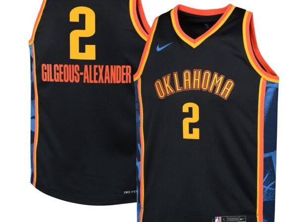 Shai Gilgeous-Alexander Oklahoma City Thunder Nike Unisex Swingman Jersey - City Edition - Black