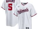 CJ Abrams Washington Nationals Nike Youth Home Replica Player Jersey - White