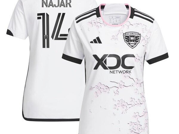 Andy Najar D.C. United adidas Women's 2024 The Cherry Blossom Kit Replica Player Jersey - White