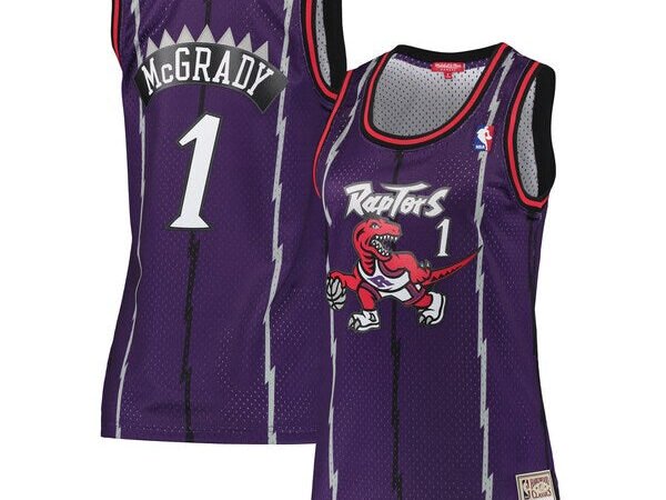 Tracy McGrady Toronto Raptors Women's 1998/99 Hardwood Classics Swingman Jersey - Purple
