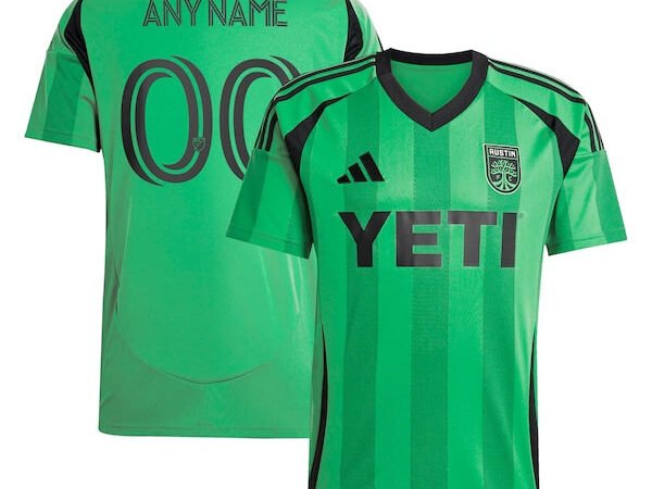 Austin FC adidas 2025 The Heartbeat Kit Replica Custom Jersey - Green