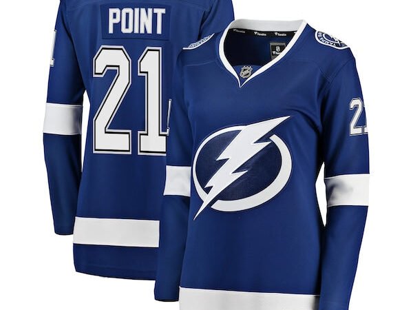 Brayden Point Tampa Bay Lightning  Women's Breakaway Player Jersey - Blue