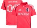 St. Louis City SC adidas Youth 2025 Forever CITY Red Replica Custom Jersey - Red