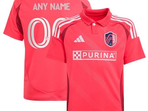 St. Louis City SC adidas Youth 2025 Forever CITY Red Replica Custom Jersey - Red