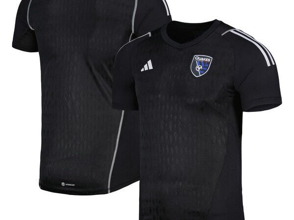 San Jose Earthquakes adidas 2024 Replica Goalkeeper Jersey - Black