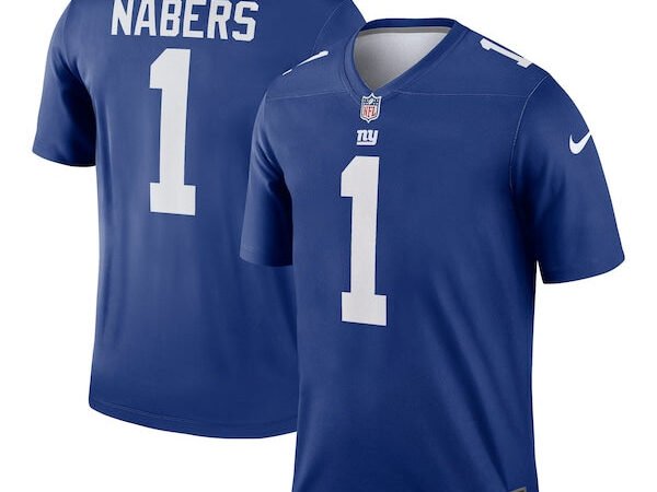 Malik Nabers New York Giants Nike Team Legend Player Performance Top - Royal