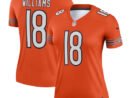Caleb Williams Chicago Bears Nike Women's Alternate Legend Player Performance Top -  Orange/Navy