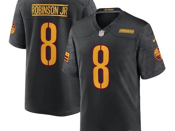 Brian Robinson Jr. Washington Commanders Nike Alternate Game Jersey - Black