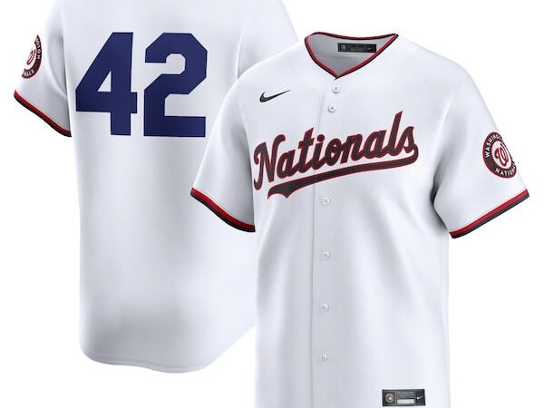 Washington Nationals Nike 2024 Jackie Robinson Day Home Limited Jersey – White