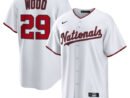 James Wood Washington Nationals Nike Home Replica Jersey - White
