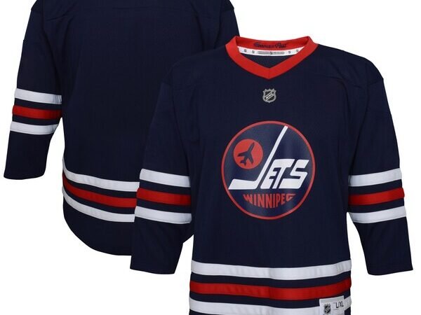 Winnipeg Jets Preschool 2021/22 Alternate Replica Jersey - Navy