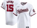 Riley Adams Washington Nationals Nike Home Limited Player Jersey - White