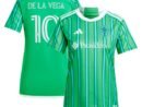Pedro de la Vega Seattle Sounders FC adidas Women's 2024 The Anniversary Kit Replica Player Jersey – Green