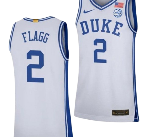 Cooper Flagg Duke Blue Devils #2 Basketball Jersey - White