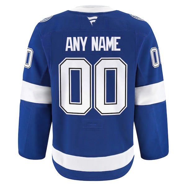 Tampa Bay Lightning Home Authentic Pro Custom Jersey - Blue