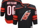 Carolina Hurricanes Youth Home Premier Custom Jersey - Black