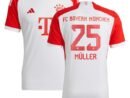Thomas Müller Bayern Munich adidas 2023/24 Home Replica Jersey - White/Green