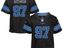 Aidan Hutchinson Detroit Lions Nike Preschool Alternate Player Game Jersey - Black