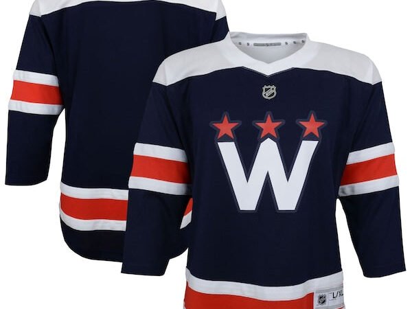Washington Capitals Preschool 2020/21 Alternate Replica Jersey - Navy