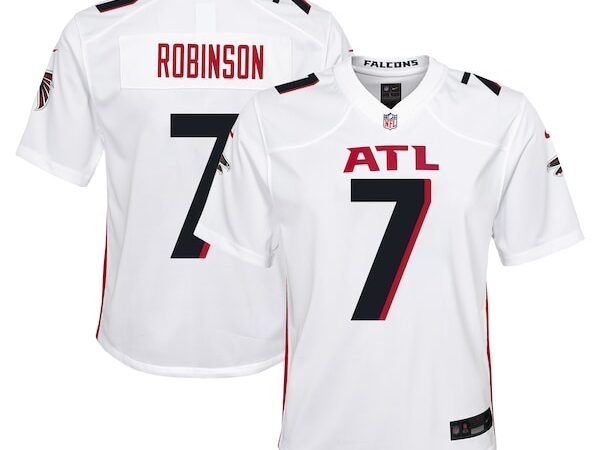 Bijan Robinson Atlanta Falcons Nike Youth Player Game Jersey - White