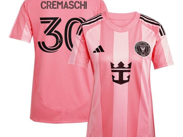 Benjamin Cremaschi Inter Miami CF adidas Women's 2025 Euforia Replica Player Jersey - Light Pink