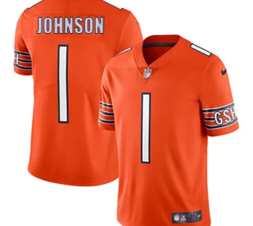 Men Jaylon Johnson Vapor Limited Orange Jersey