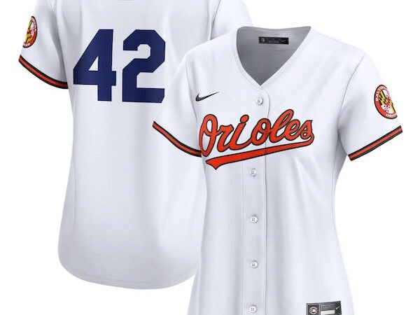 Baltimore Orioles Nike Women's 2024 Jackie Robinson Day Home Limited Jersey – White