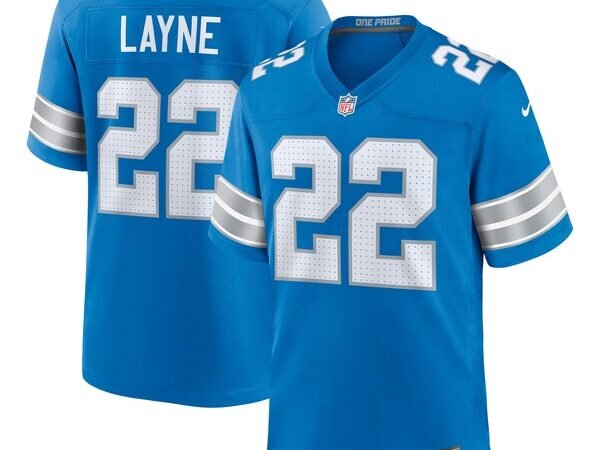 Bobby Layne Detroit Lions Nike Retired Player Game Jersey -  Blue