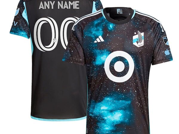 Minnesota United FC adidas 2024 Starry Night Authentic Custom Jersey - Black