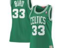 Larry Bird Boston Celtics Women's 1985-86 Hardwood Classics Swingman Jersey - Kelly Green