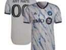 CF Montreal adidas 2024 Secondary Authentic Custom Jersey - Gray