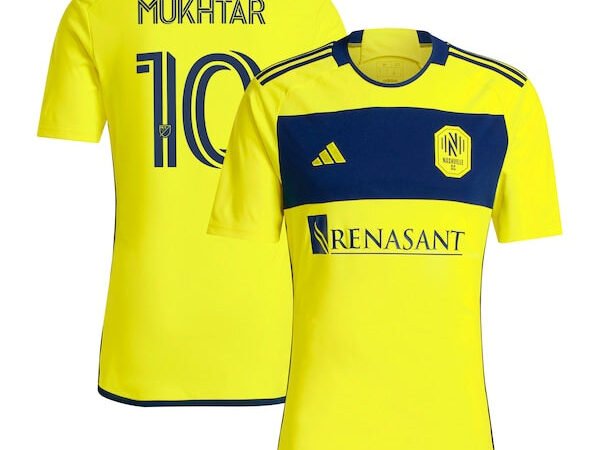 Hany Mukhtar Nashville SC adidas 2024 The 615 Kit Replica Player Jersey - Yellow