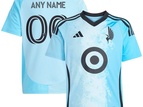 Minnesota United FC adidas Youth 2025 CONVERGENCE Replica Custom Jersey - Blue