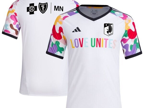 Minnesota United FC adidas 2024 Pride Pre-Match Top - White