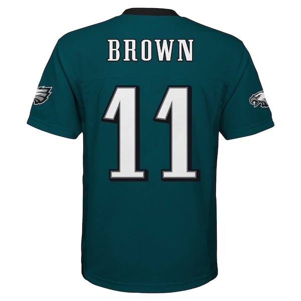 A.J. Brown Philadelphia Eagles Youth Replica Player Jersey - Midnight Green