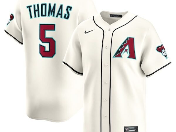 Alek Thomas Arizona Diamondbacks Nike Alternate Limited Player Jersey - Cream