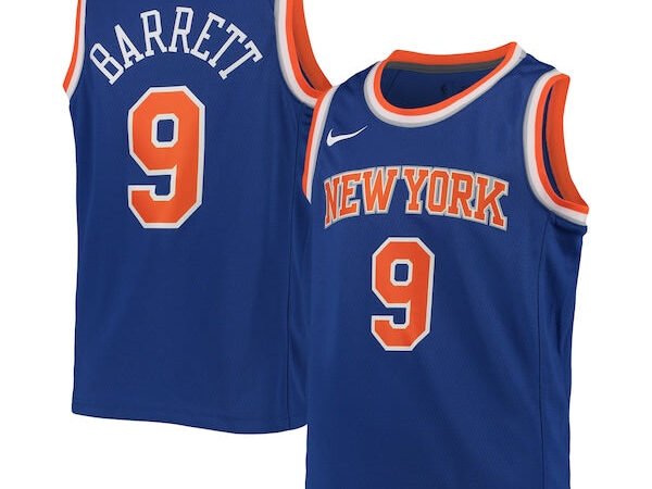 RJ Barrett New York Knicks Nike Youth Swingman Jersey - Icon Edition - Royal