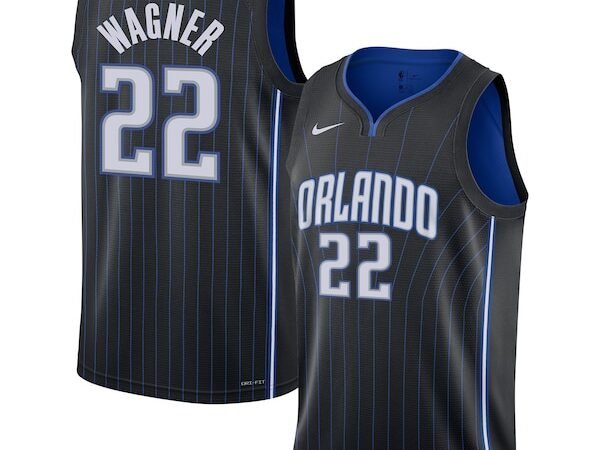 Franz Wagner Orlando Magic Nike Youth Swingman Jersey - Icon Edition - Black