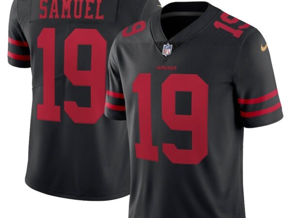 Men's San Francisco 49ers Deebo Samuel Nike Vapor Limited Jersey - Black