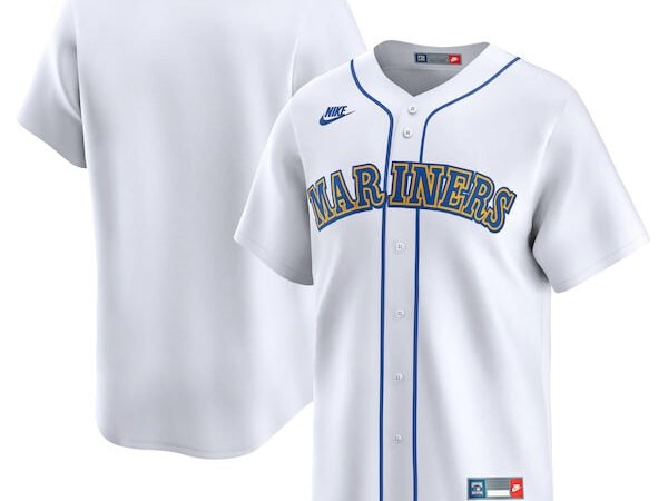 Seattle Mariners Nike Cooperstown Collection Limited Jersey - White