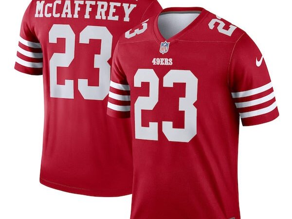 Christian McCaffrey San Francisco 49ers Nike Legend Jersey - Scarlet