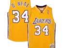 Shaquille O'Neal Los Angeles Lakers Youth 1999/00 Hardwood Classics Swingman Jersey - Gold