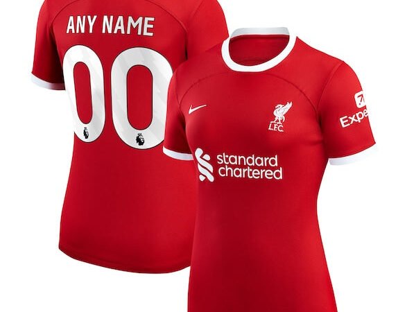 Liverpool Nike Women's 2023/24 Home Replica Custom Jersey - Red