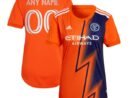 New York City FC adidas Women's 2022 The Volt Kit Replica Custom Jersey - Orange