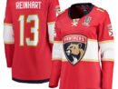 Sam Reinhart Florida Panthers  Women's Home 2024 Stanley Cup Champions Breakaway Player Jersey – Red