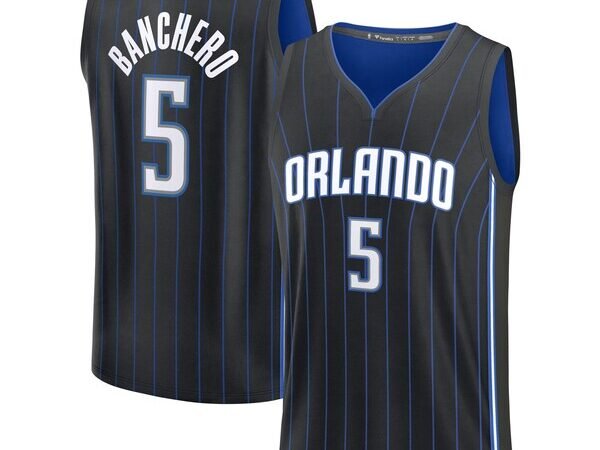 Paolo Banchero Orlando Magic  Fast Break Replica Player Jersey - Icon Edition - Black
