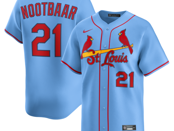 Lars Nootbaar St. Louis Cardinals Nike Alternate Limited Jersey - Light Blue/White