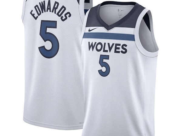 Anthony Edwards Minnesota Timberwolves Nike Unisex Swingman Jersey - Association Edition - White